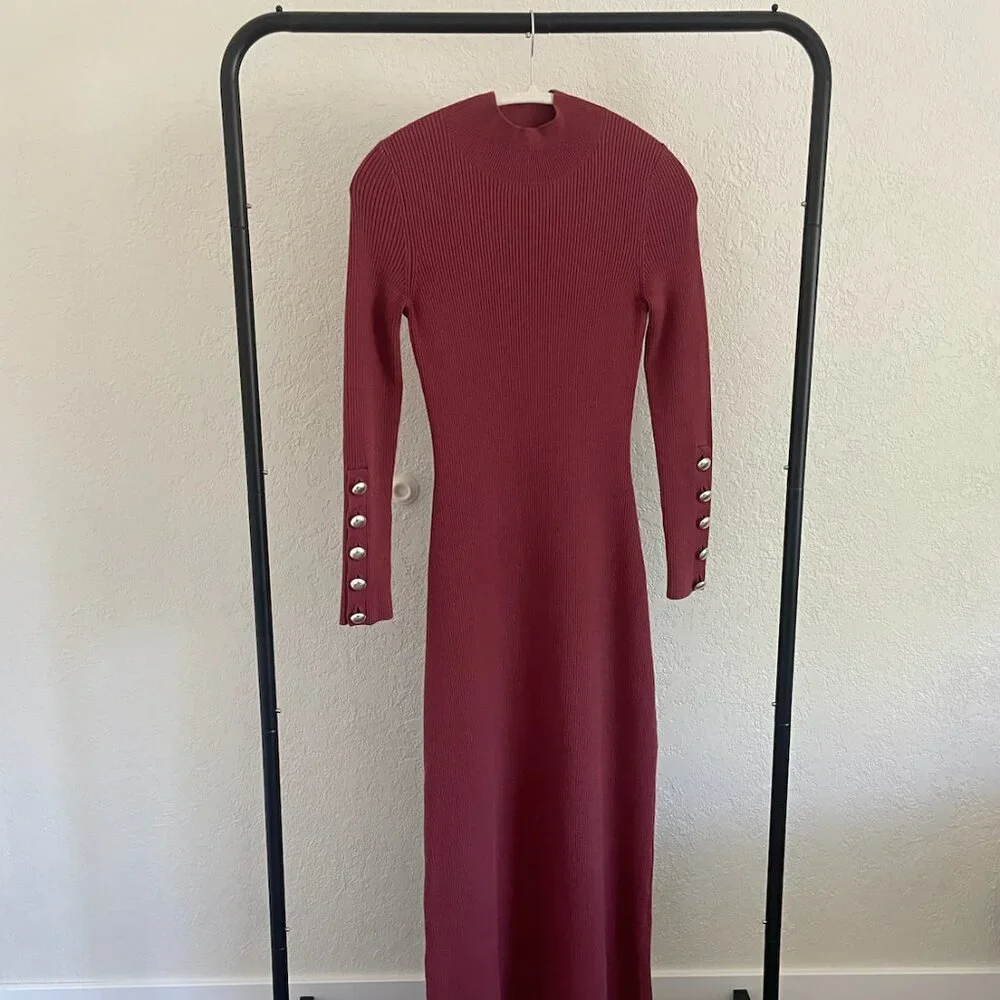 Sezane Hillary Dress Rosewood, Size S, NWOT - Picture 2 of 5